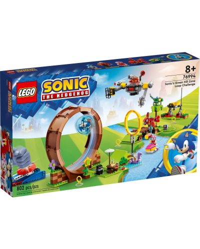 Konstruktor LEGO Sonic - Sonic Challenge Green Hill Cascades (76994) - 1