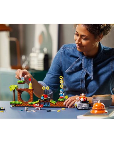 Konstruktor Lego Ideas - Sonic, zelena brežuljkasta zona (21331) - 7