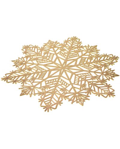 Podmetač za stol ADS - Snowflake, 38 cm, zlatni - 2