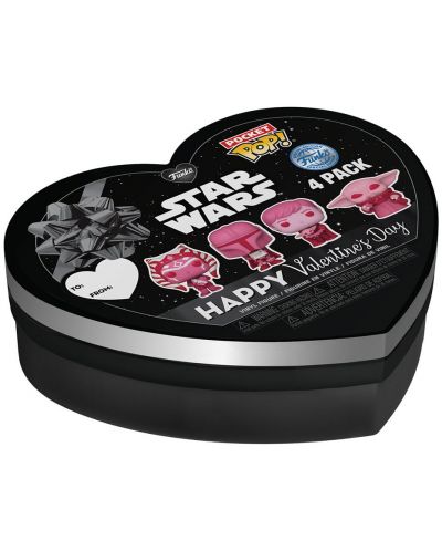 Set mini figurica Funko Pocket POP! Television: The Mandalorian - Happy Valentine's Box - 3