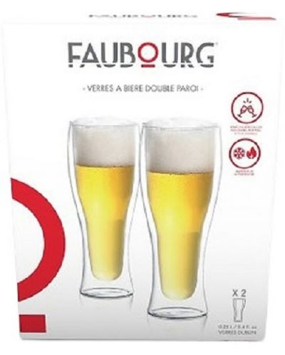 Set od 2 čaše s duplom stijenkom za pivo Faubourg - Dublin, 480 ml - 2