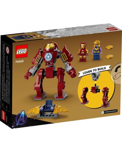 Konstruktor LEGO Marvel Super Heroes - Iron Man-Hulkbuster protiv Thanosa (76263) - 2