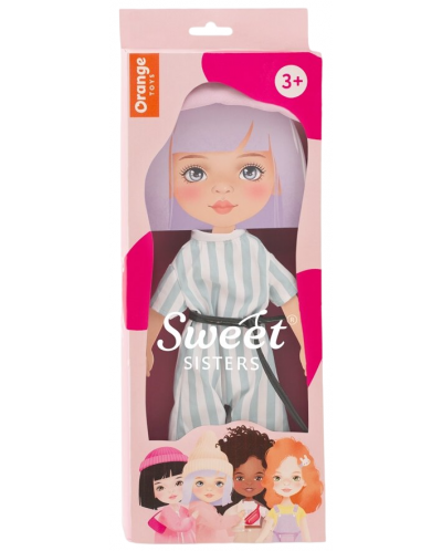 Set odjeće za lutke Orange Toys Sweet Sisters - Kombinezon na pruge - 1