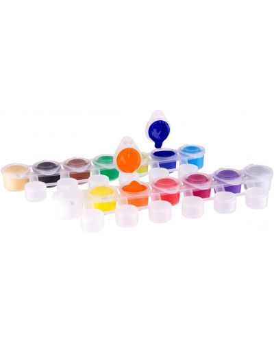 Set akrilnih boja Primo H&P - 14 boja x 4,5 ml, u teglicama - 2