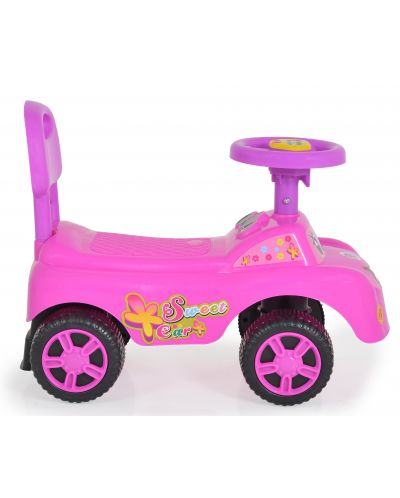 Auto na guranje Moni Toys - Keep Riding, ružičasti - 3