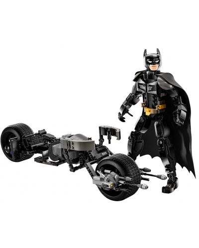 Konstrukcijski set LEGO DC Comics Super Heroes - Batman konstrukcijska figura i Bat-Pod bicikl (76273) - 3