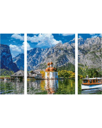 Set za slikanje po brojevima Schipper - Sv. Bartolomej na jezeru Königssee - 2