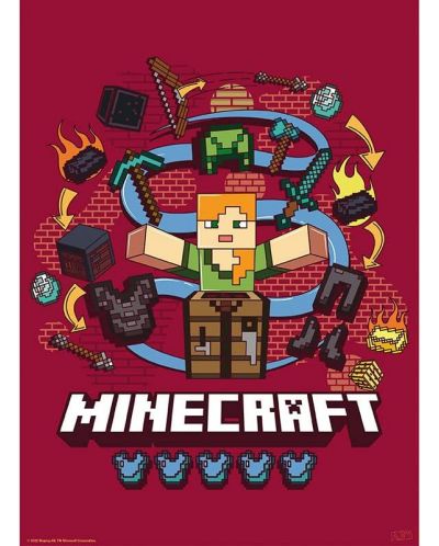 Set mini postera GB eye Games: Minecraft - Core Minecraft - 2