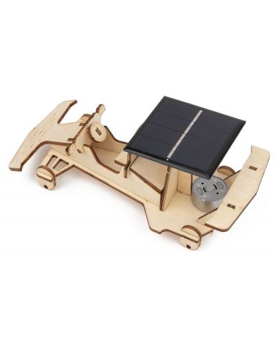 Set Tooky Toy - Napravi sam 3D drveni automobil sa solarnom baterijom - 6