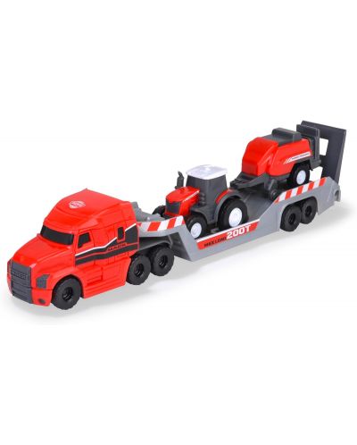 Set Dickie Toys - Kamion za prijevoz sa traktorom Massey Ferguson - 2