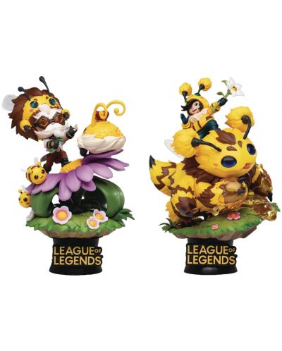 Set kipića Beast Kingdom Games: League of Legends - Nunu & Beelump & Heimerstinger, 16 cm - 1