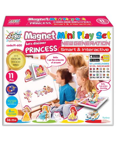 Set Jagu - Magnetne igračke koje govore, princeze, 11 komada - 1
