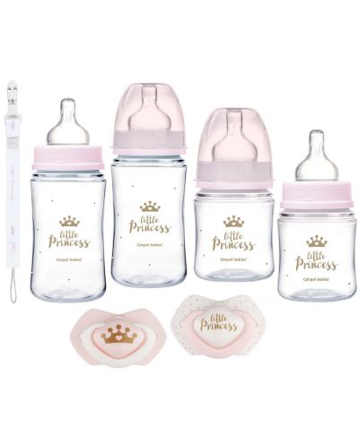 Set za novorođenče Canpol - Royal baby, roza, 7 dijelova - 1