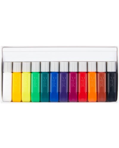 Set boja za tekstil Pentel - 12 boja, 6 ml - 2