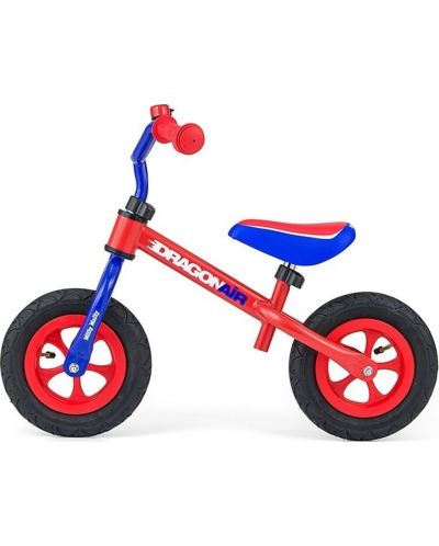 Bicikl za ravnotežu Milly Mally - Dragon Air, crveno-plavi - 1