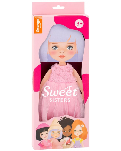 Set odjeće za lutke Orange Toys Sweet Sisters - Ružičasta haljina s ružama - 1