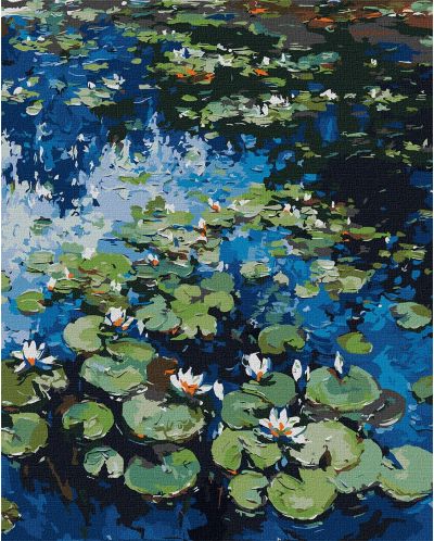 Set za slikanje po brojevima Ideyka - Lopoči, Claude Monet, 40 х 50 cm - 1