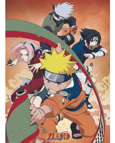 Set mini postera GB eye Animation: Naruto - Team 7 - 2