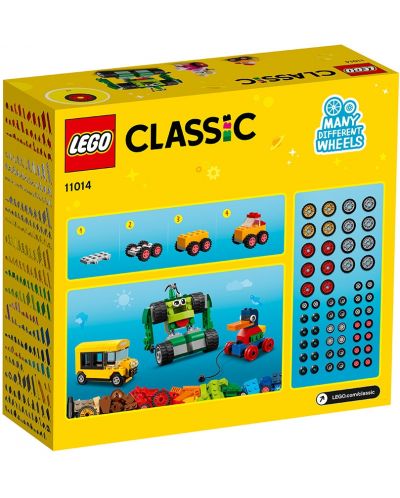 Konstruktor Lego Classic  - Kocke i kotači (11014) - 2