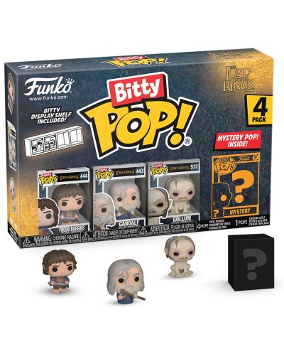 Set mini figurica Funko Bitty POP! Movies: The Lord of the Rings - 4-Pack (Series 1) - 1