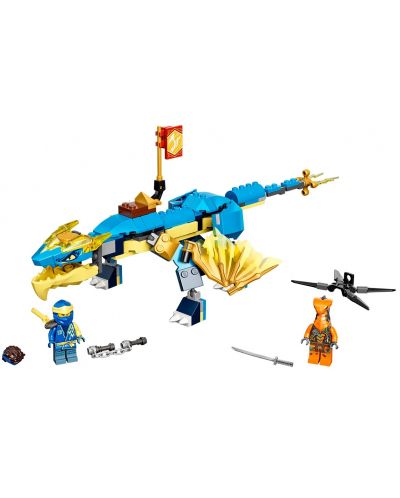 Konstruktor Lego Ninjago - Olujni zmaj Jay EVO (71760) - 2