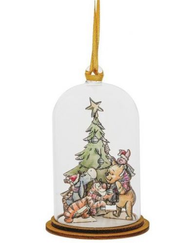 Božićni ukras Enesco Disney: Winnie the Pooh - All Together At Christmas, 9 cm - 1