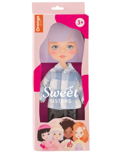 Set odjeće za lutke Orange Toys Sweet Sisters - Karirana majica - 1