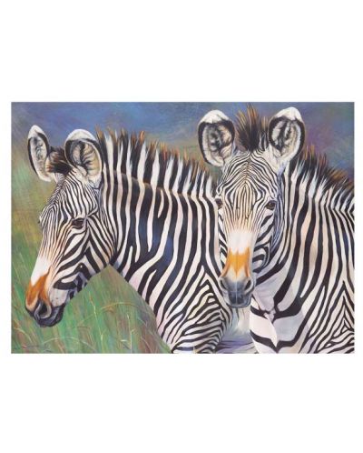 Set za slikanje akrilnim bojama Royal - Zebre, 39 х 30 cm - 1