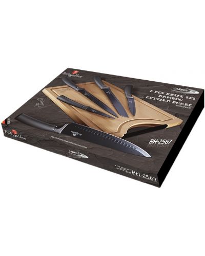 Set od 5 noževa i daske za rezanje Berlinger Haus - Metallic Line Carbon Pro Edition - 2