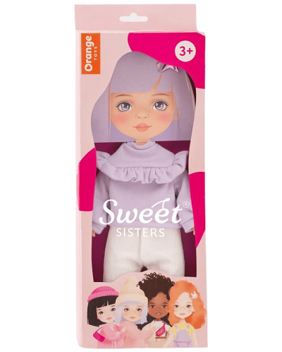 Set odjeće za lutke Orange Toys Sweet Sisters - Ljubičasti džemper - 1
