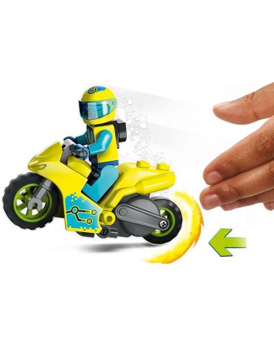 Konstruktor Lego City - Stuntz, Cyber kaskaderski motocikl (60358) - 5