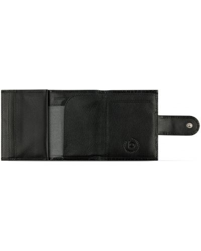 Kožna torbica za kreditne kartice ​ Bugatti Smart - Croco, RFID zaštita, crna - 4