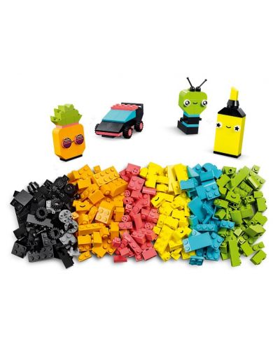 Konstruktor LEGO Classic - Kreativna zabava s neonom (11027) - 3