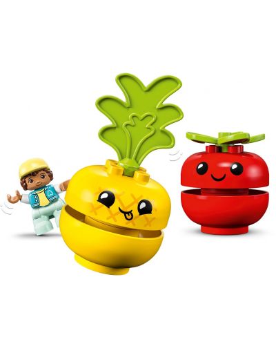 Konstruktor LEGO Duplo - Traktor za voće i povrće (10982) - 5