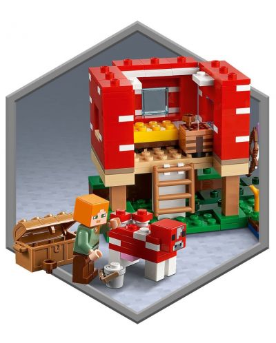 Konstruktor Lego Minecraft - Kuća gljiva (21179) - 2