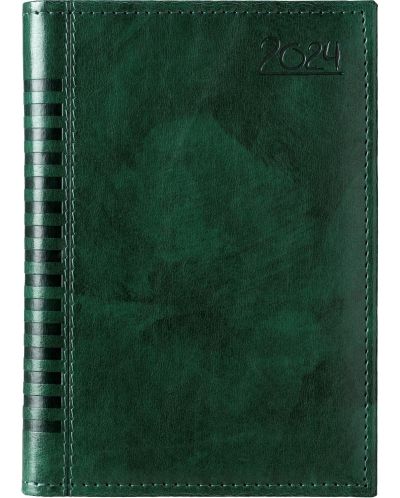 Set kalendar-dnevnik Madera - Zeleni, s olovkom Parker Royal Jotter Originals 80s, ljubičica - 2