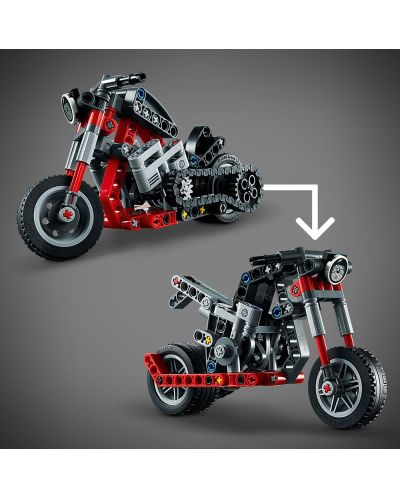 Konstruktor Lego Technic - Motocikl 2 u 1 (42132) - 3
