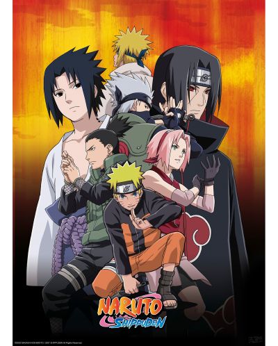 Set mini postera ABYstyle Animation: Naruto Shippuden - Ninjas - 3