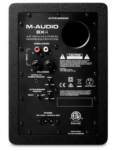 Zvučnici M-Audio - BX4, 2 komada, crni - 4