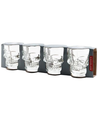 Set čašica za šotove Kikkerland - Lubanja, 4 komada - 1