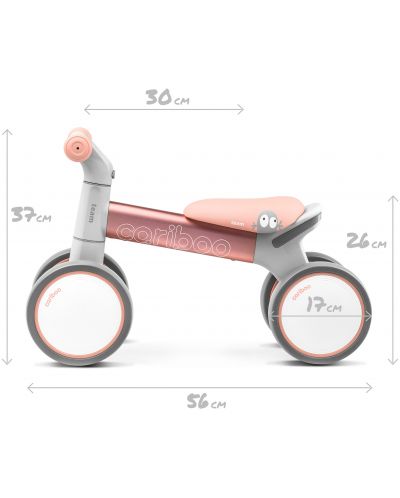 Bicikl za ravnotežu Cariboo - Team, ružičasti - 7