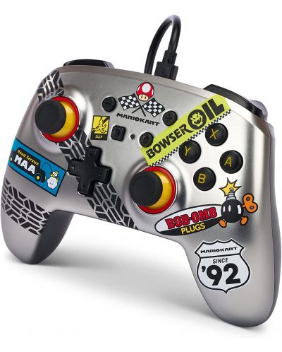 Kontroler PowerA - Enhanced, žičani, za Nintendo Switch, Mario Kart - 4