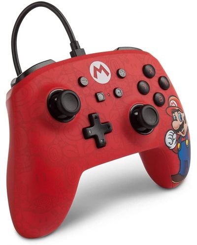 Kontroler  PowerA - Enhanced za Nintendo Switch, žičani, Mario - 3
