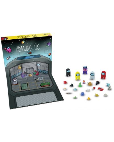 Set mini figurica YuMe Games: Among Us - Surprise Gift Box - 3