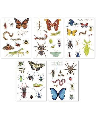 Set naljepnica Apli Kids - Insekti, 50 komada - 2
