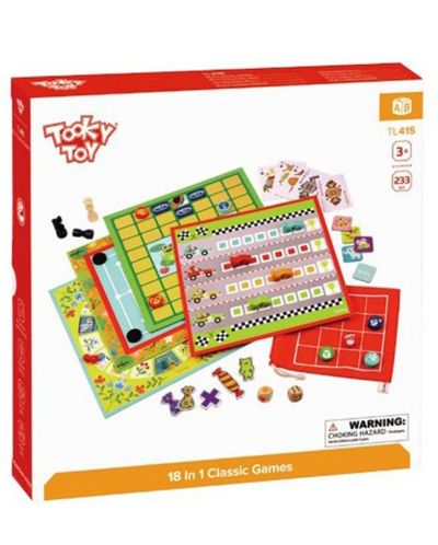 Set klasičnih igara Tooky Toy - 18 u 1 - 1
