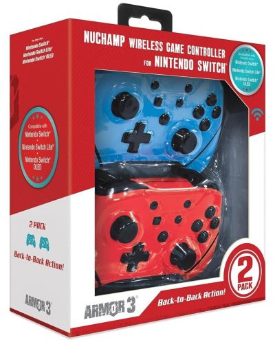 Set kontrolera Armor3 - NuChamp, bežični, plavo/crveni (Nintendo Switch) - 5