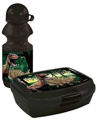 Set Derform - Dinosaur, boca i kutija za hranu - 1