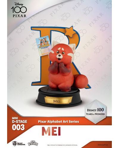 Set mini figurica Beast Kingdom Disney: 100 Years of Wonder - Pixar Alphabet Art, 10 cm - 8