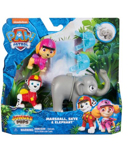 Set figura Spin Master Paw Patrol Jungle Pups - Marshall i Skye - 5